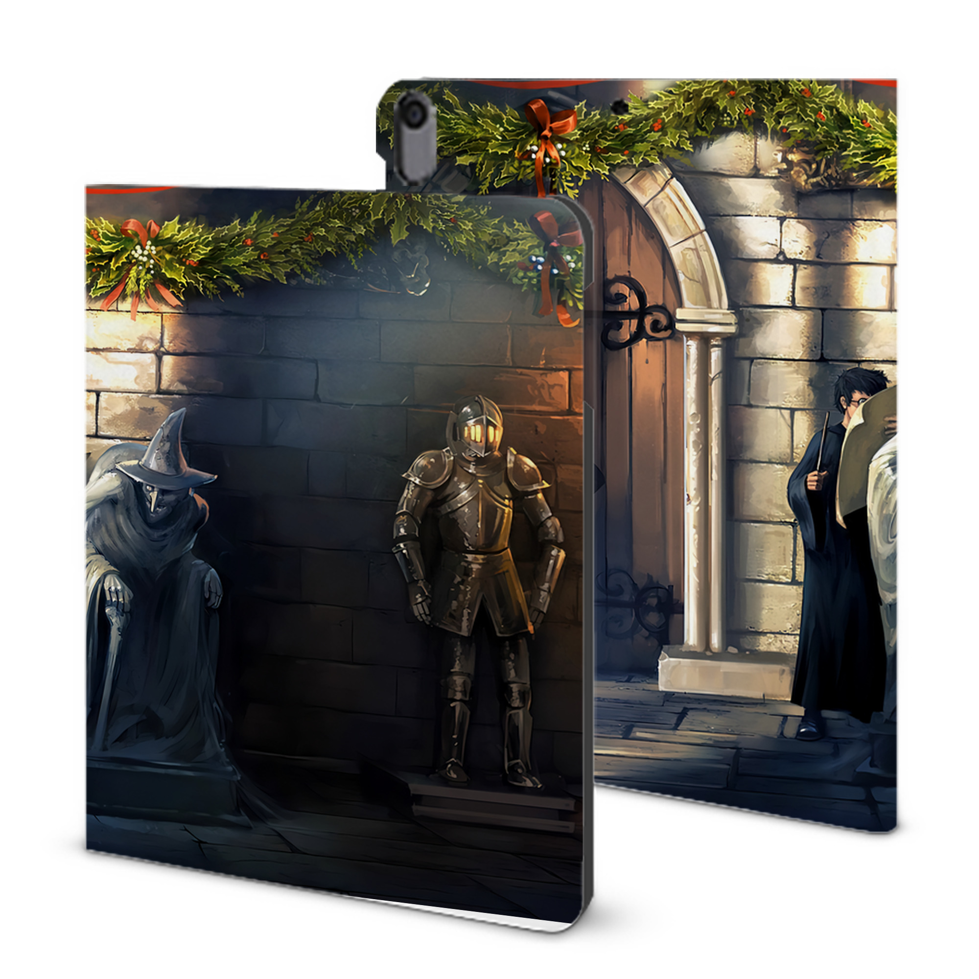 （画像用） Harry Potter ハリー・ポッターシリーズ IPad ケース ブック型 PUレザー TPU 耐衝撃 軽量 薄型 ペン収納なし 全面保護 IPad 各モデル対応